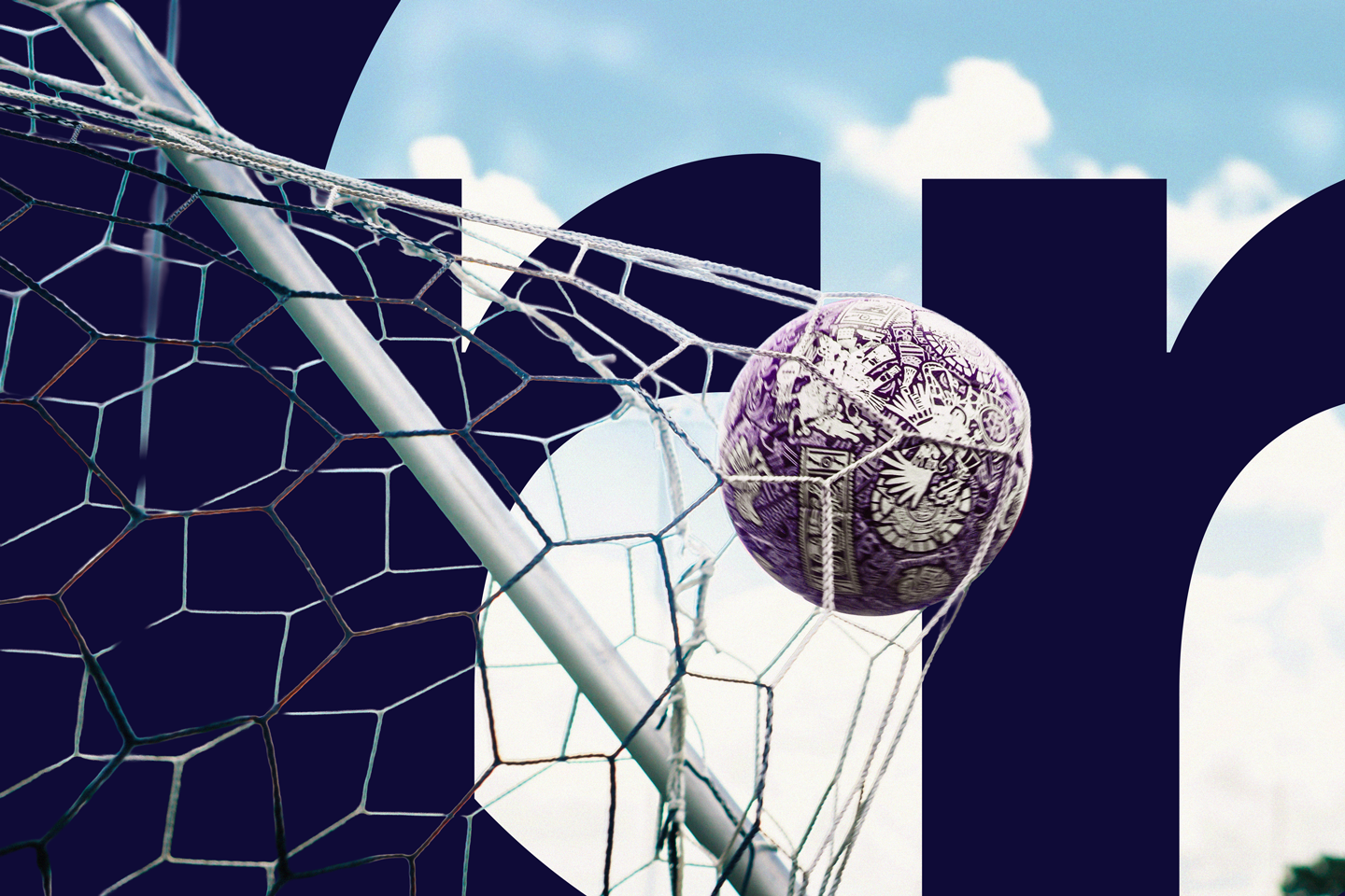 Fussball im Tor